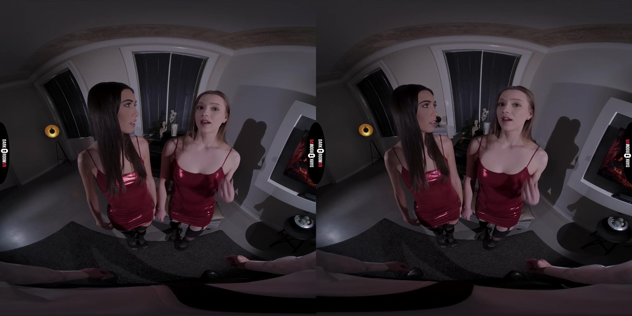 Mia Split & Sandralyd VR Porn: Play Together Cum Together - DarkRoomVR