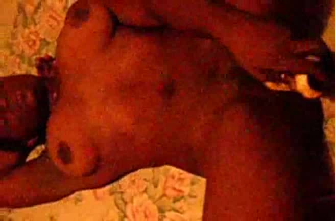 Slut was playing with dildo, after her boy came and rammed her