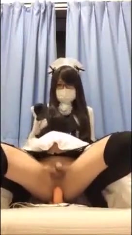Asian CD in costume on Live Cam