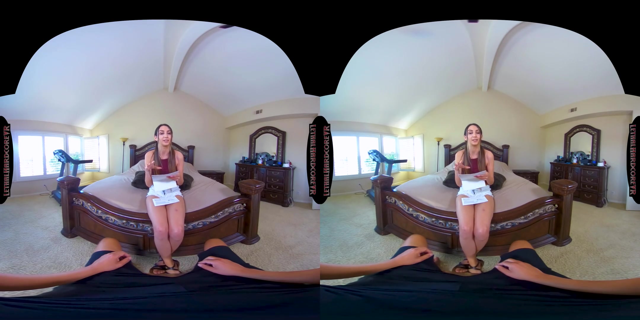 Fucking off That Credit Debt - teen 18+ Cutie Sucks your Cock in VR