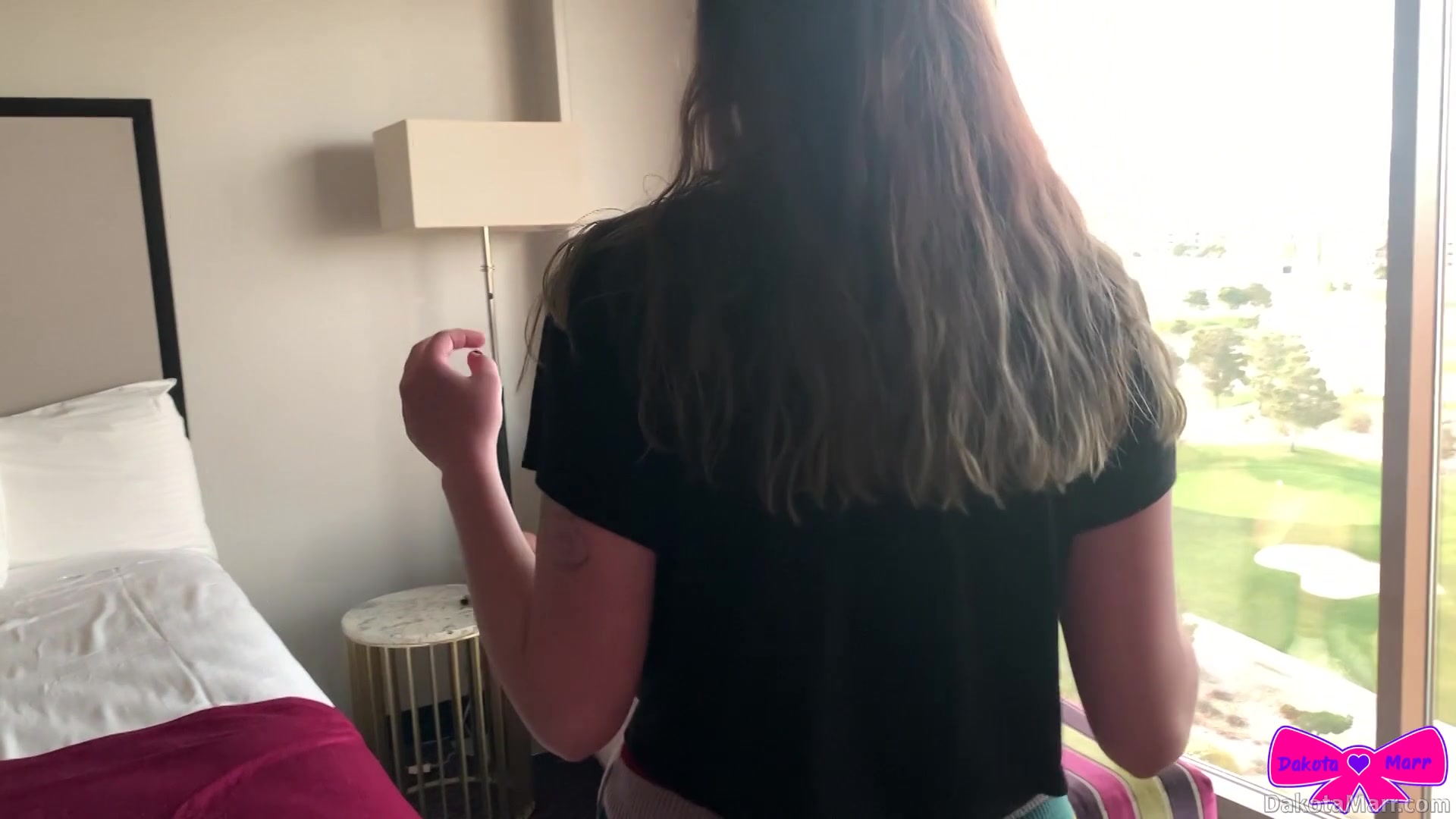 Caught Punished Hotel Weed Smoking - Dakota Marr