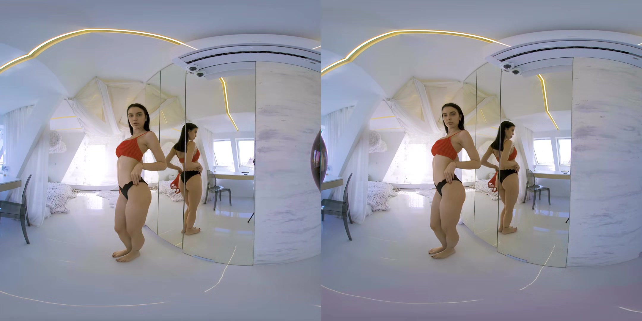 Anna Tries On Red Bikini - Vrsun