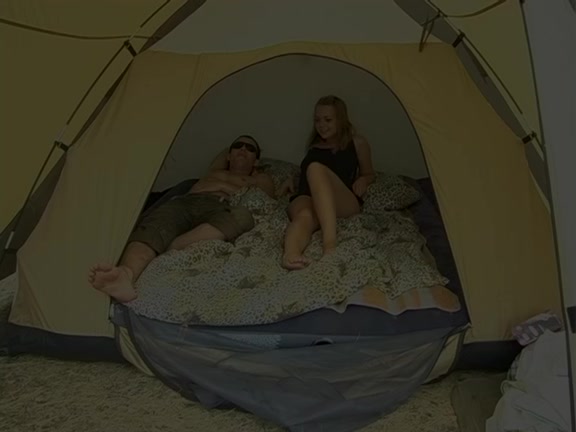 2 studs double fuck cute college angel in the tent