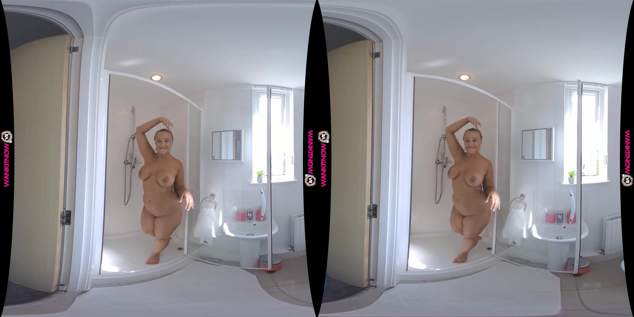 Soapy & Slippery - Busty Beth Getting out the Shower Solo