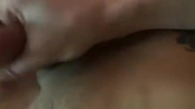 Sensual blondie plays with her cock