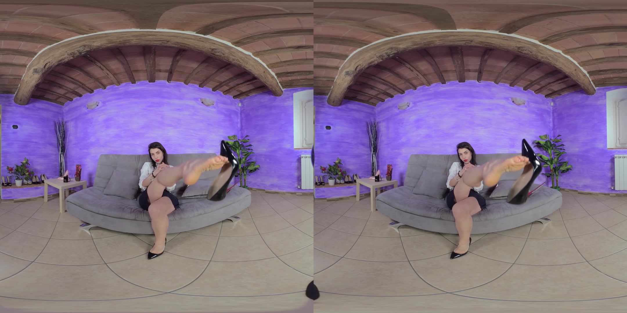 Jaw-droppingly Sexy Petra Gives You The Hottest Foot Tease (No talking) - VRFootFetish