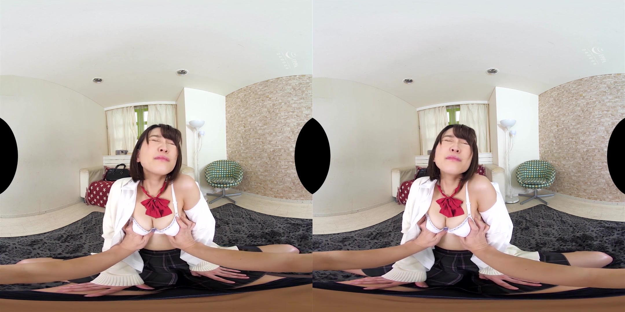 Ameri Hoshi Embarrassing Ameri-chan in her Uniform 1 - SexLikeReal