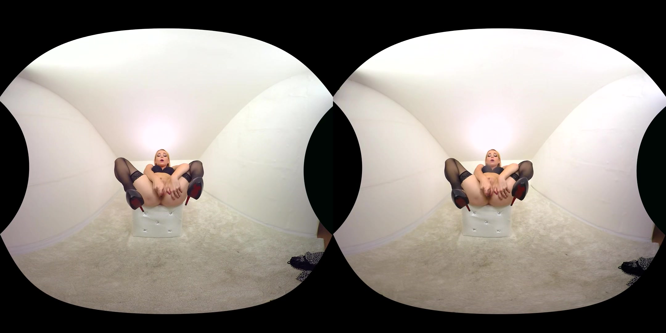 325 - Rebeca Black; Blond Amateur Strip And Solo Masturbation