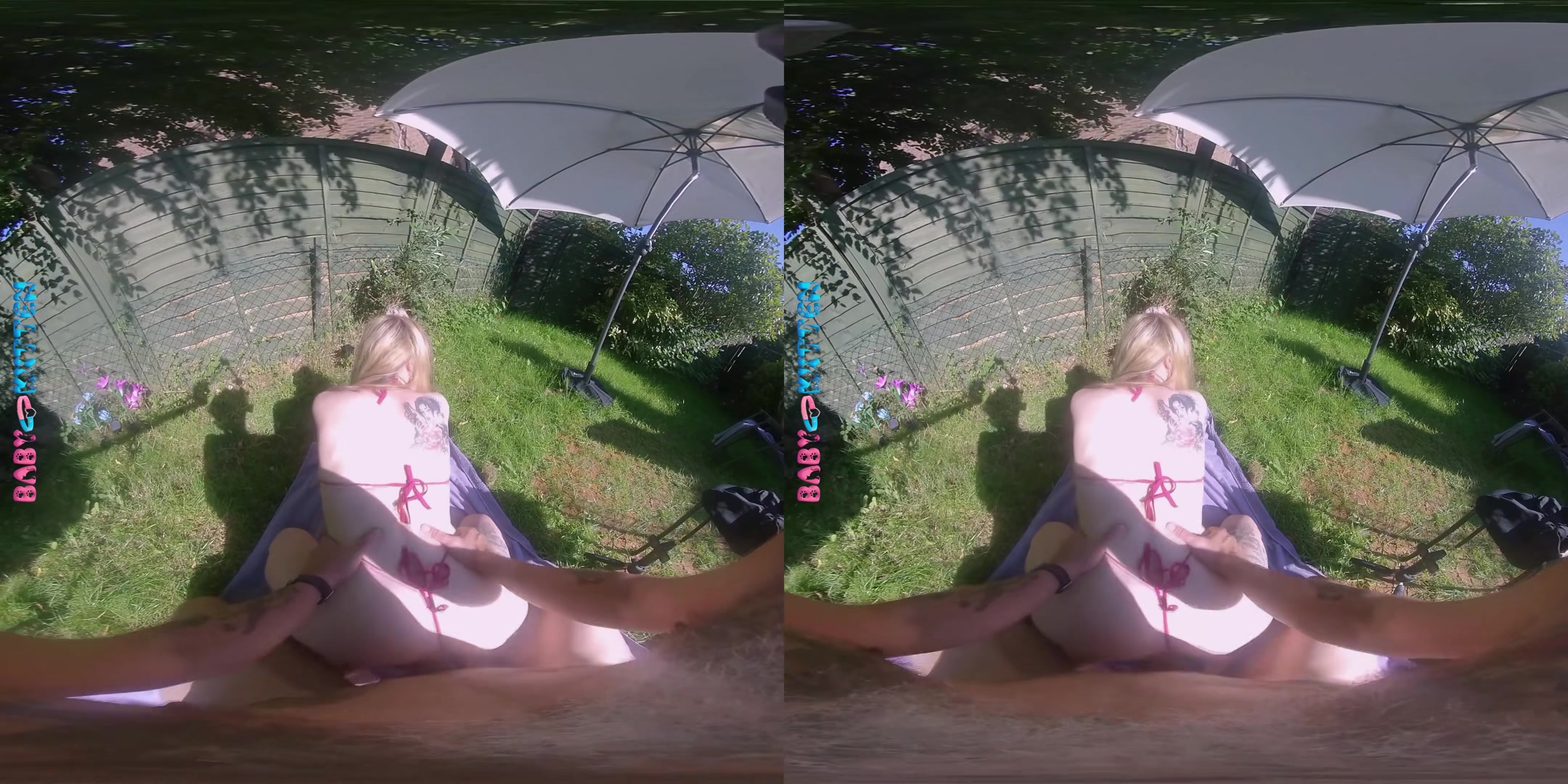 Hot Sunbathing With Stepdaddy - Babykxtten