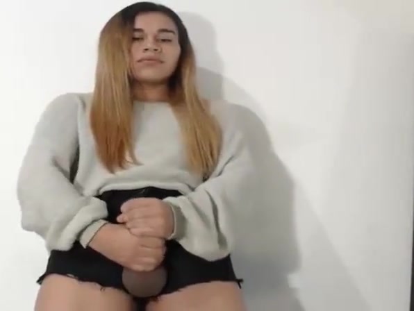 Masturbation and cum standing AS98
