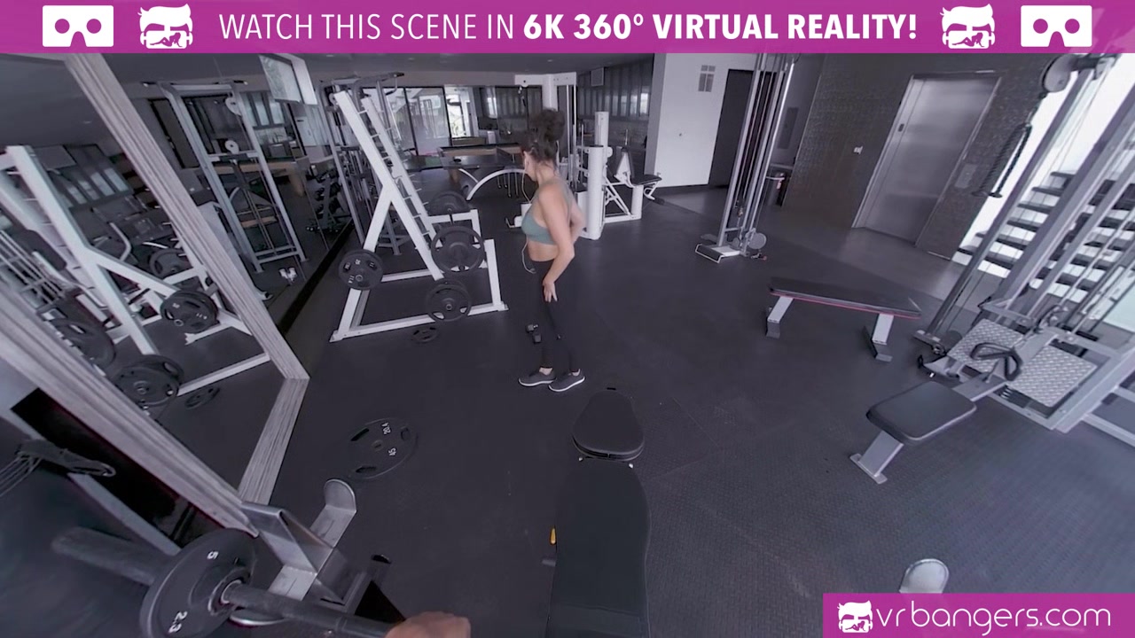 VRBangers.com-Sexy Latina teen 18+ Get Pounded By A Big Dick While Exercise