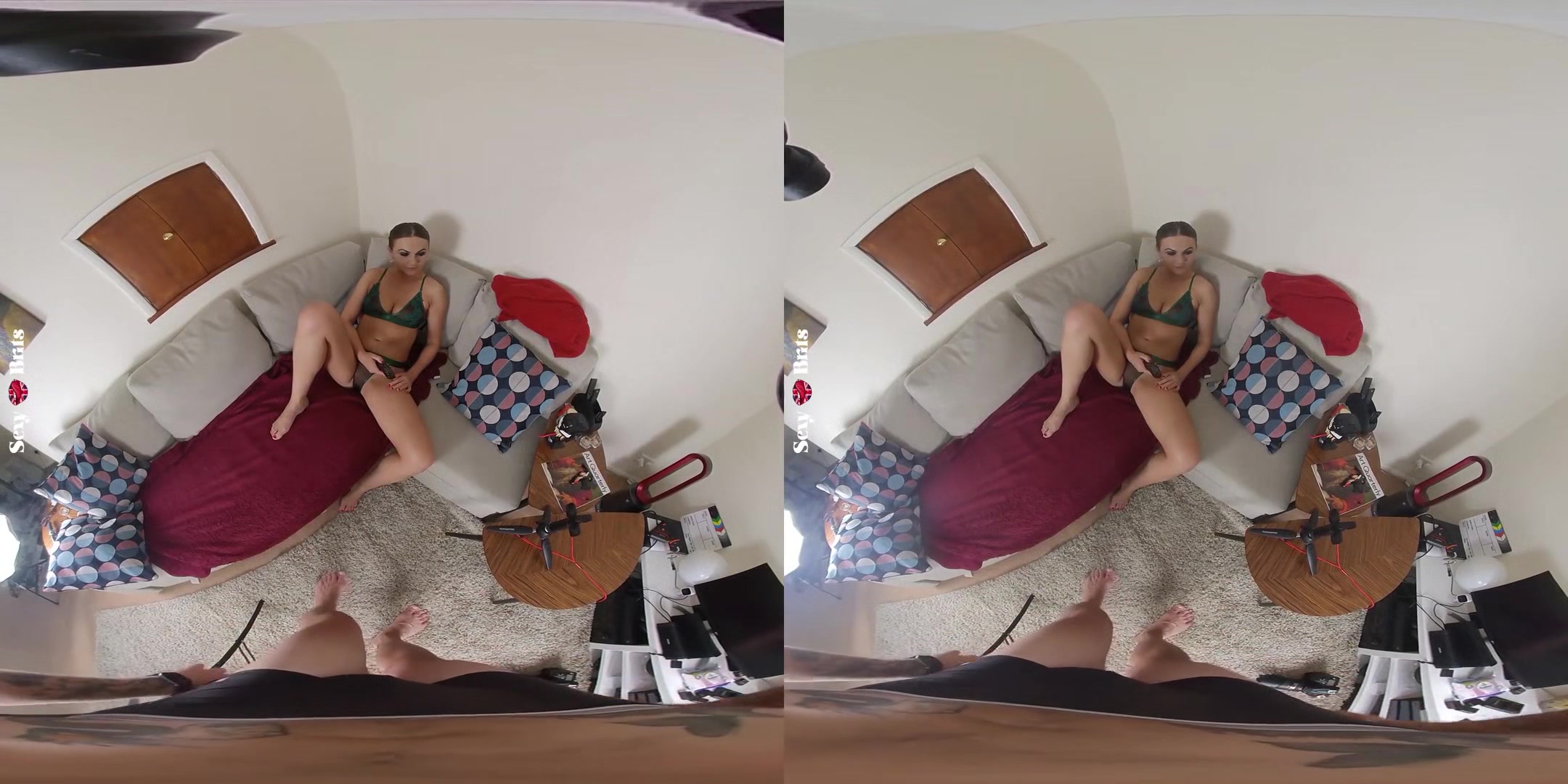 The Sneaky Neighbour Is Back - Pornstar Tina Kay in Gonzo Style Amateur VR