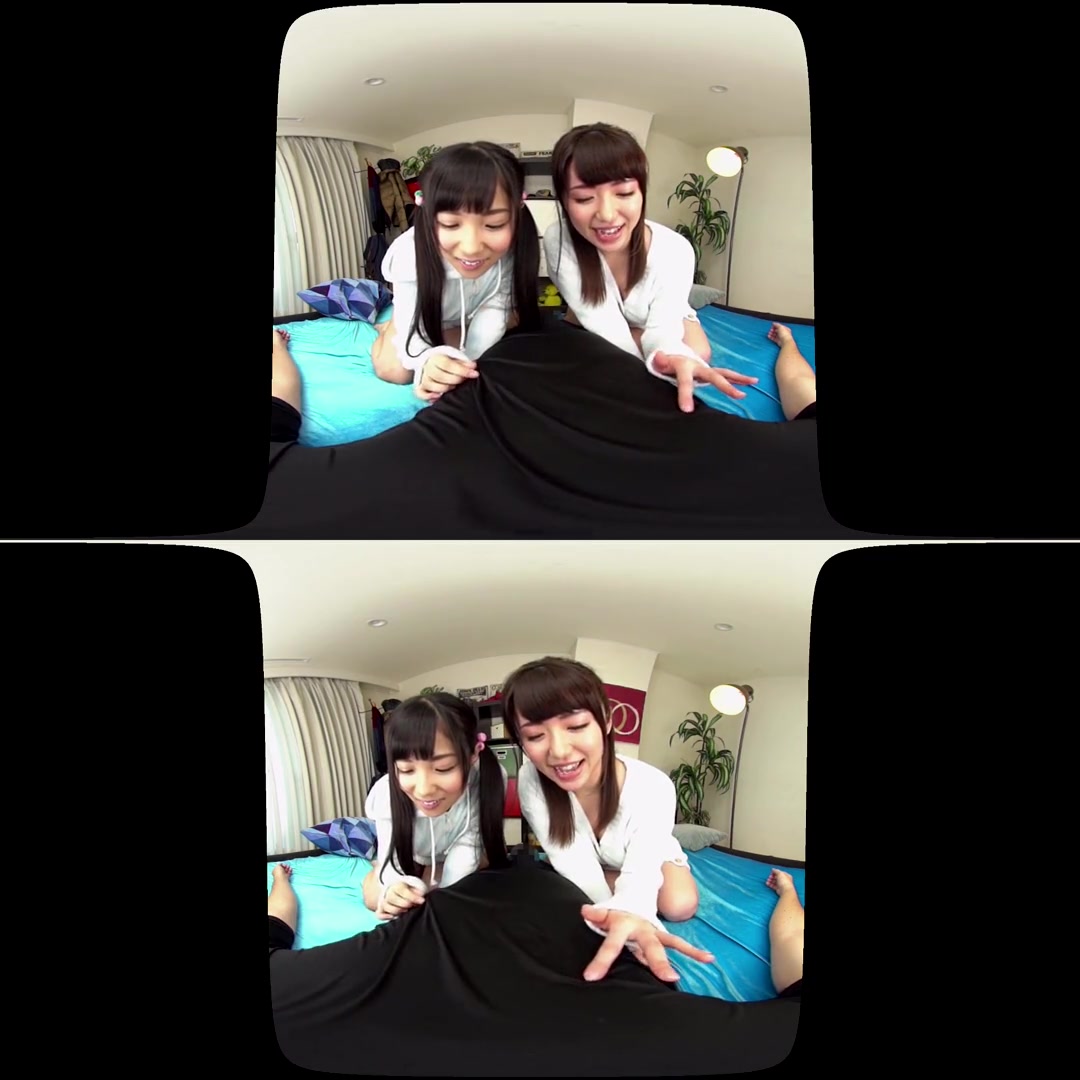 Noa Eikawa & Haruna Kawakita in Noa Eikawa and Haruna Kawakita Nonstop Blowjob While Looking Right At You - V1VR