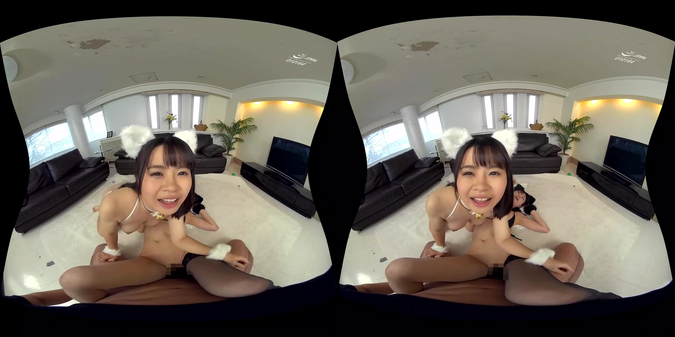 Miori Ayaha and Yurina Aizawa Cute Creampie Cat Cafe Threesome Edition 3 - SexLikeReal
