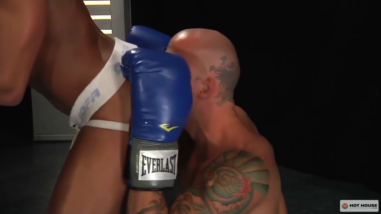 Latino Stud Takes Control In The Ring - Micah Brandt And Sean Duran