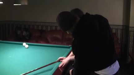 Woman with tiny whoppers fuck at pool