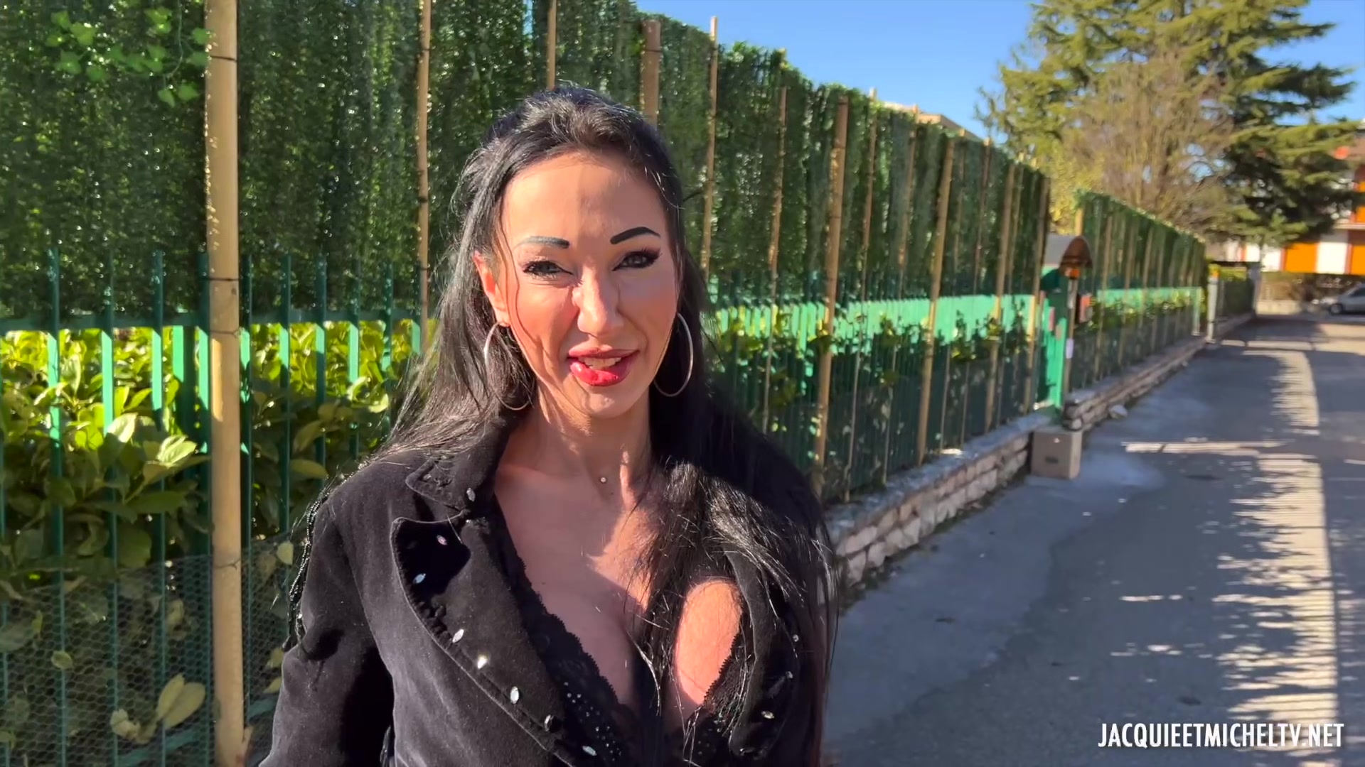 Italian Perfume Shop Worker Laura Seduces with Her Busty Curves