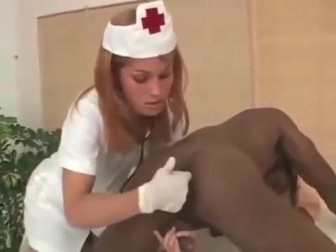 ebony Patient Bonks White Nurse