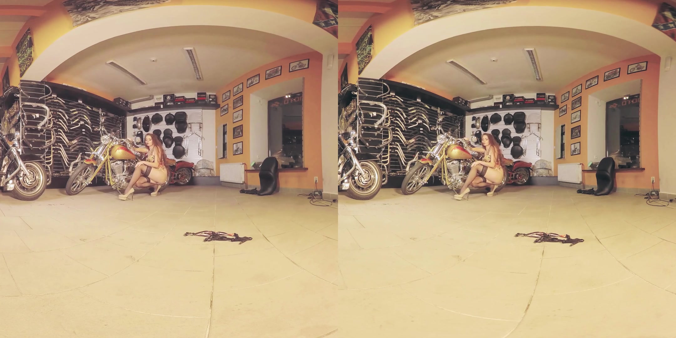 Lola 2 in Lola Has Some Naked Fun in the Garage - BravoModelsMedia