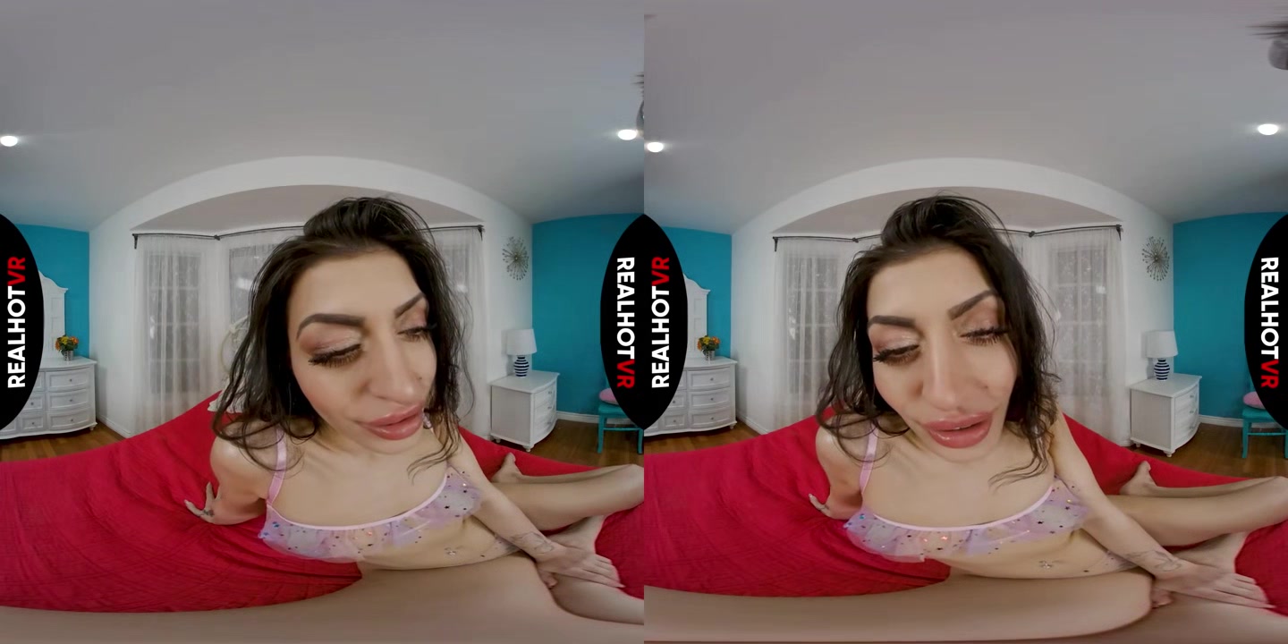 Slutty Stepsister Orgasms All Over Her Stepbrothers Big Dick - RealHotVR
