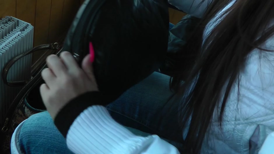 Breasty slut fucks in a public boat and in a park