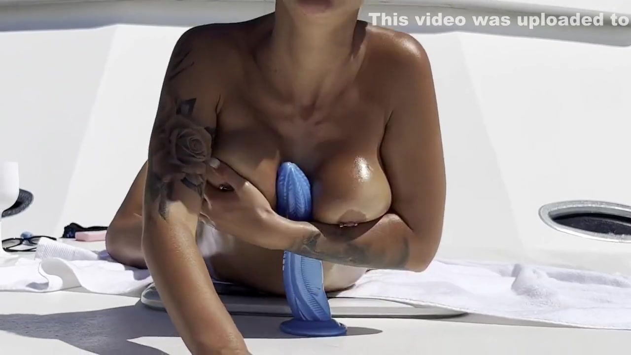 Monika Fox - Fucks Herself With A Big Dildo On A Yacht