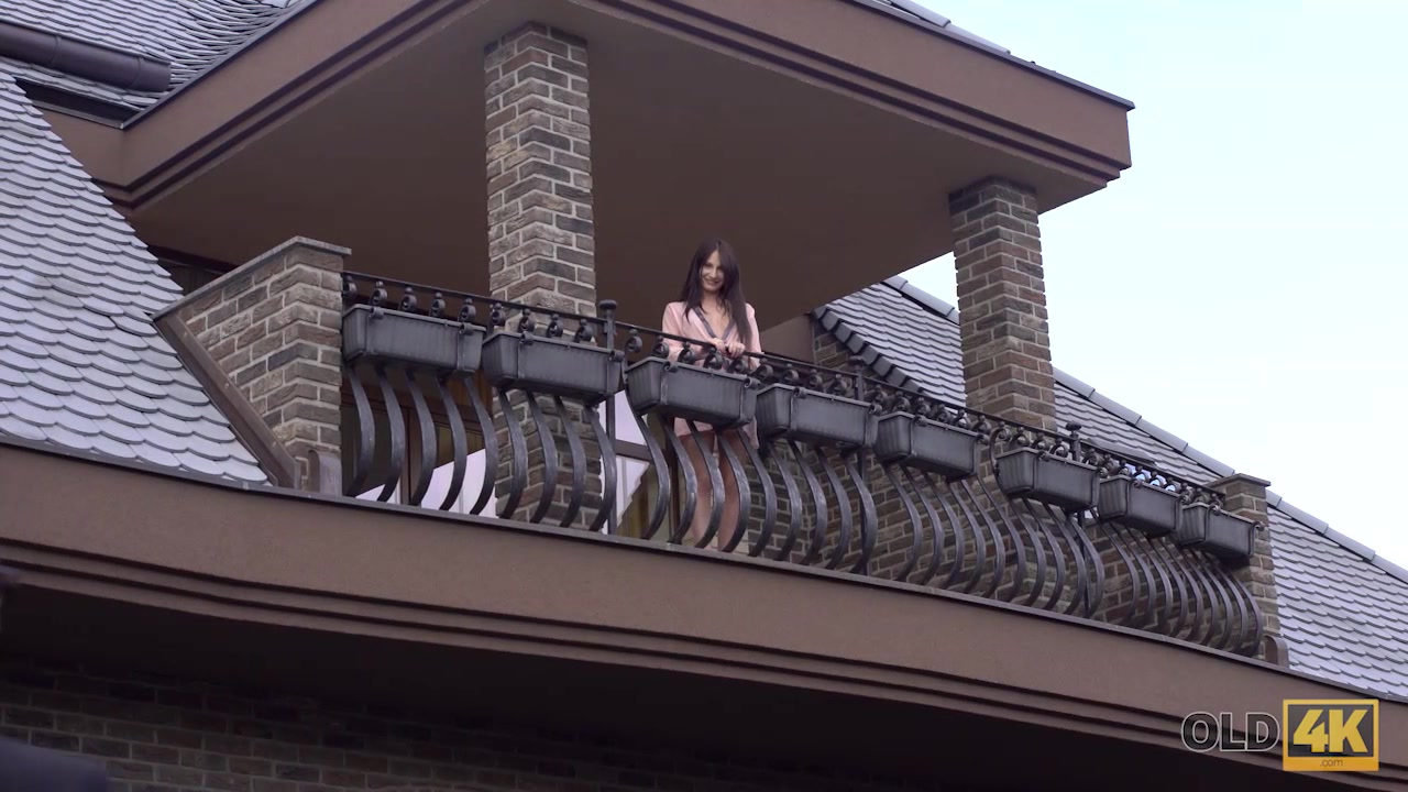 OLD4K. Old Step daddy arrives at home to fuck his attractive young wife