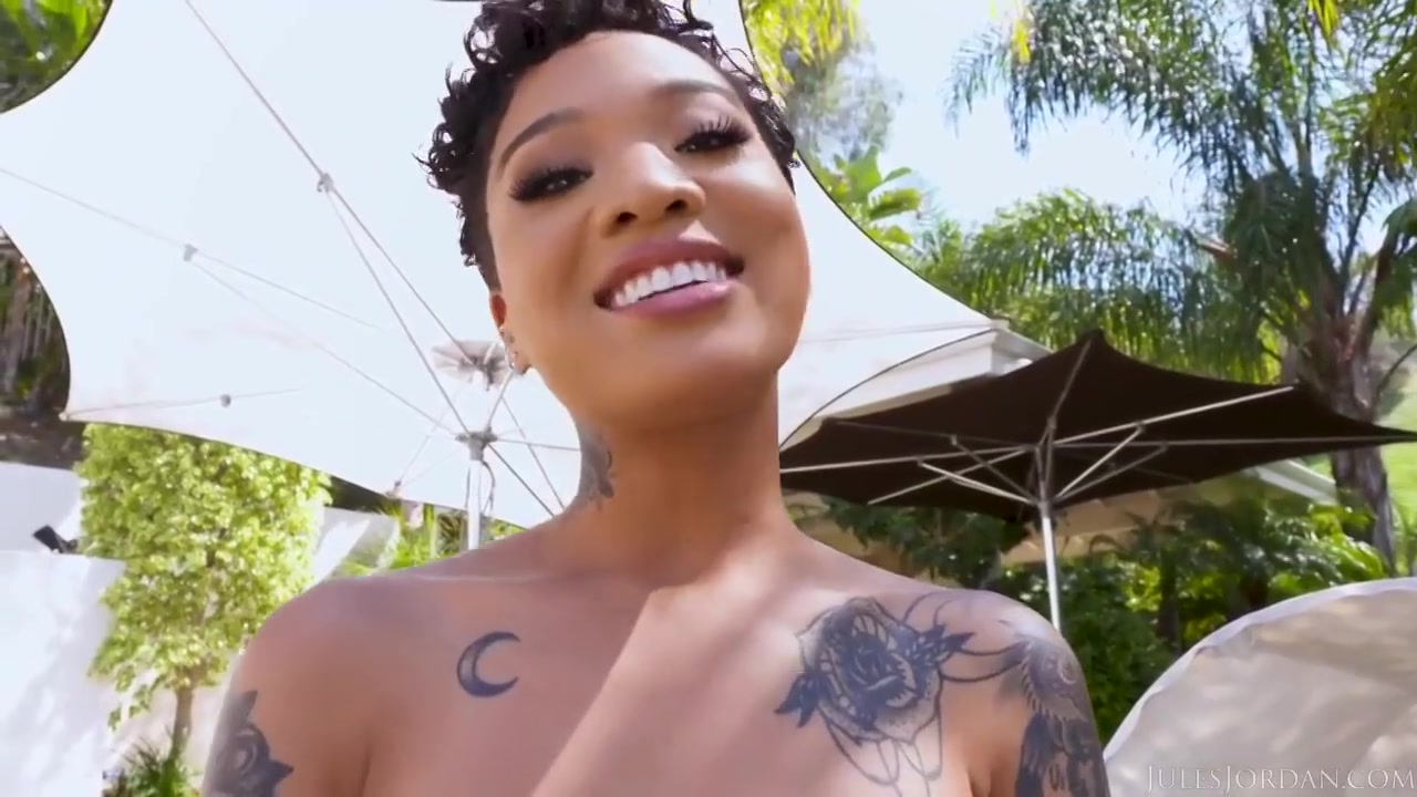 Blasian Babe Rewarded With 12 Inches Of Cock - Honey Gold
