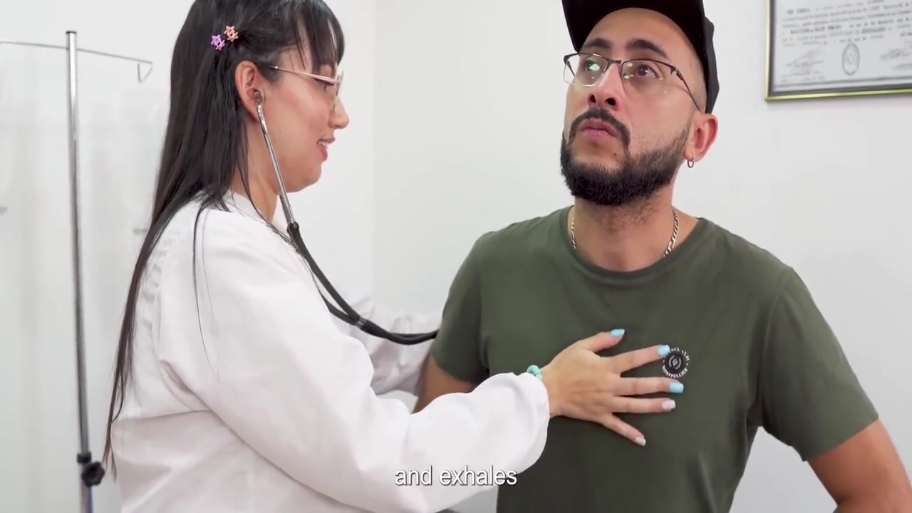 I Go To For A Pain In My Knee, But The Doctors Whore Thinks She Has A Better Solution For My Problem And We End Up Fucking In Her Office! 12 Min
