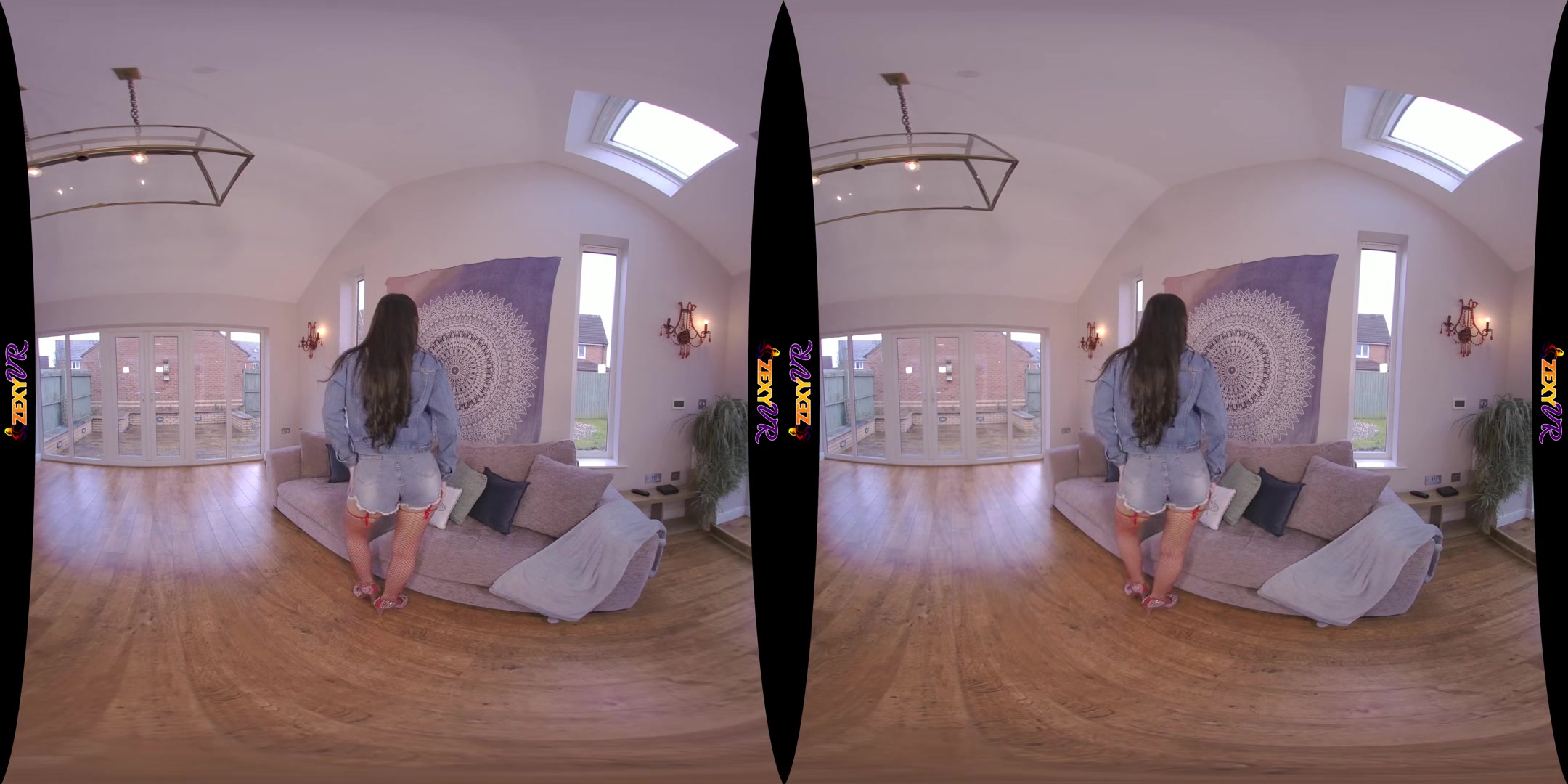 Make It Up To You - Sexy Brunette Striptease in VR