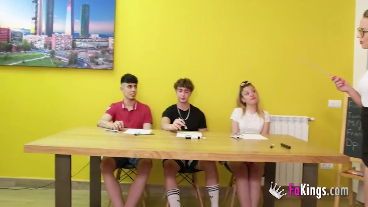 The School Is Back With An Amazing Teenage Group Session!