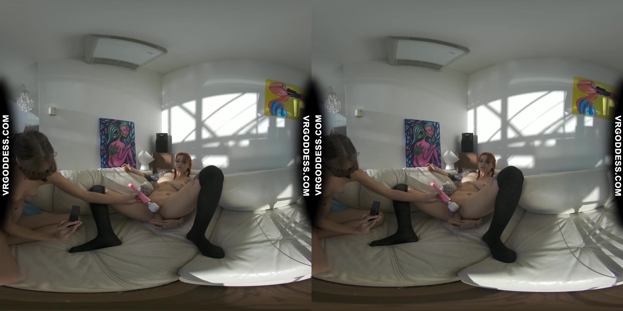 White Casting Couch Private Lesbian Moments Miss Pussycat Giving Cherri Multiple Female Orgasms