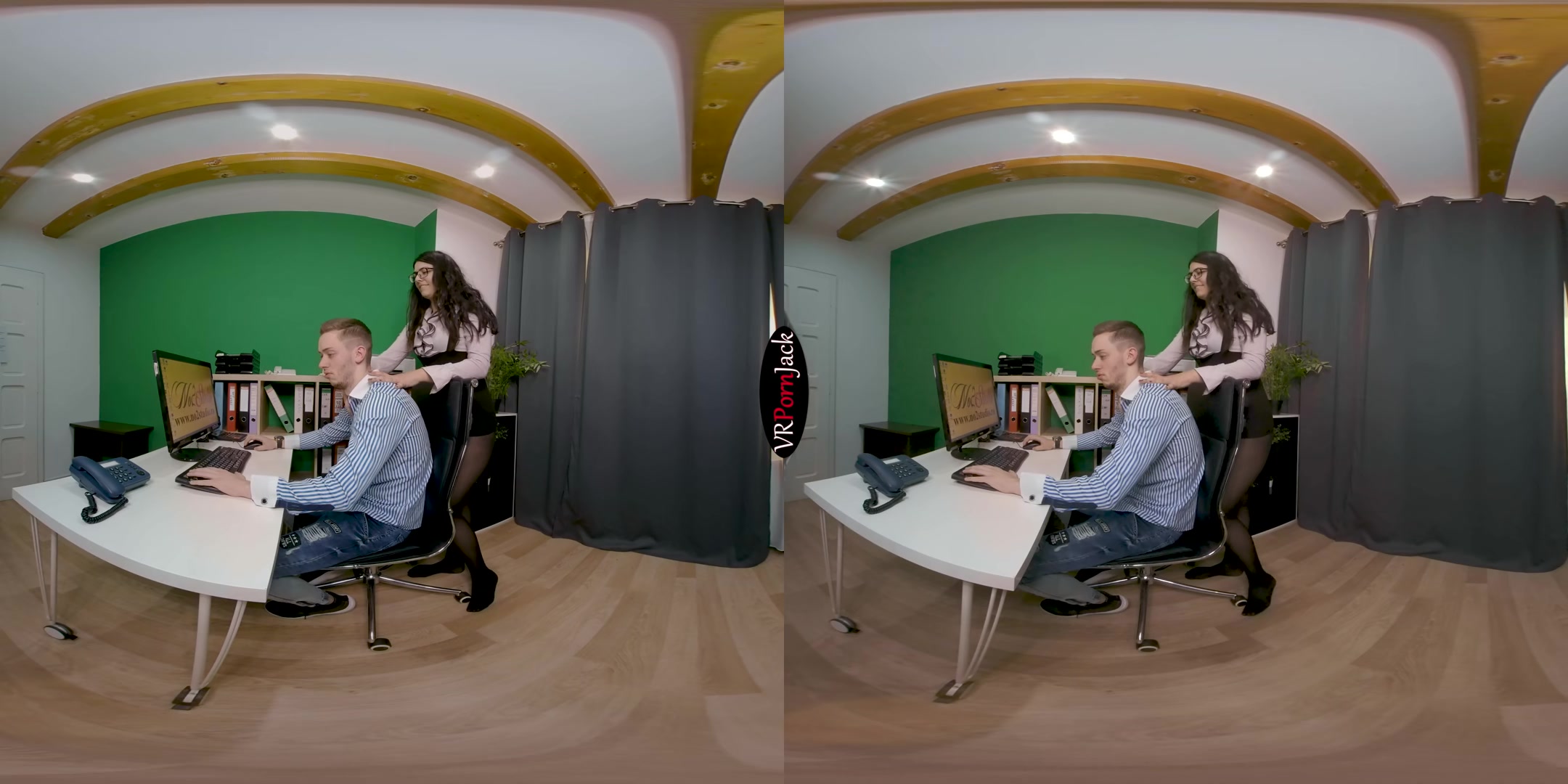 At the Office - Time for a Break - VRpornjack