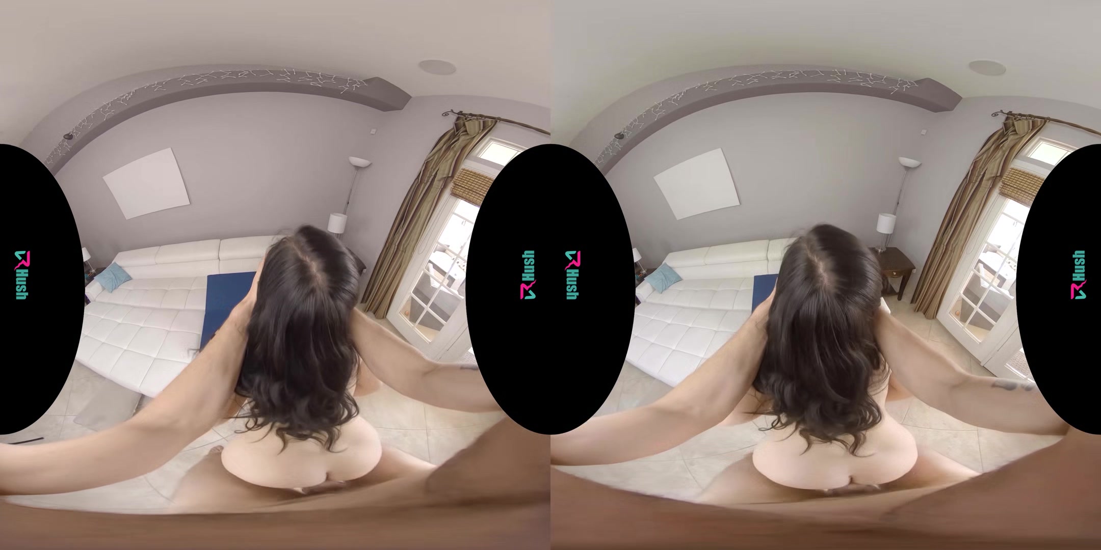 VRHUSH Petra Blair rides a cock before the party