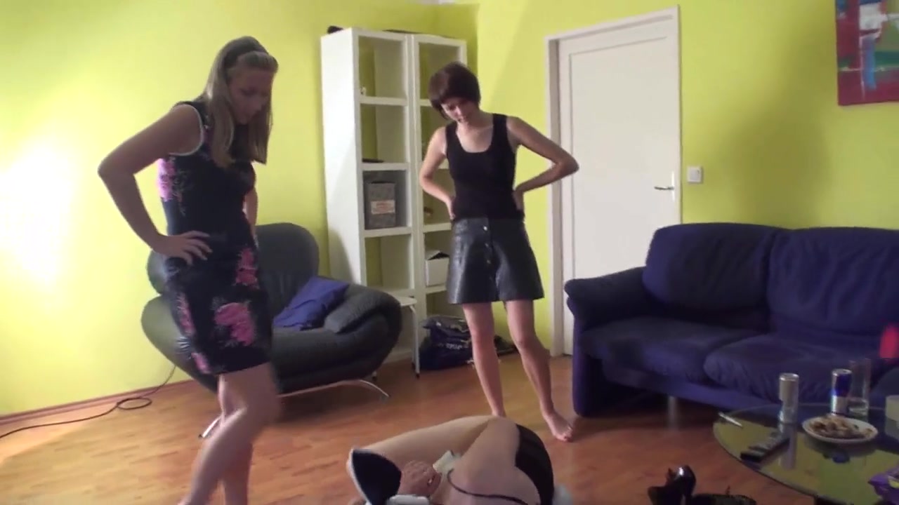 Bunny slave being punished by Femdom Austria