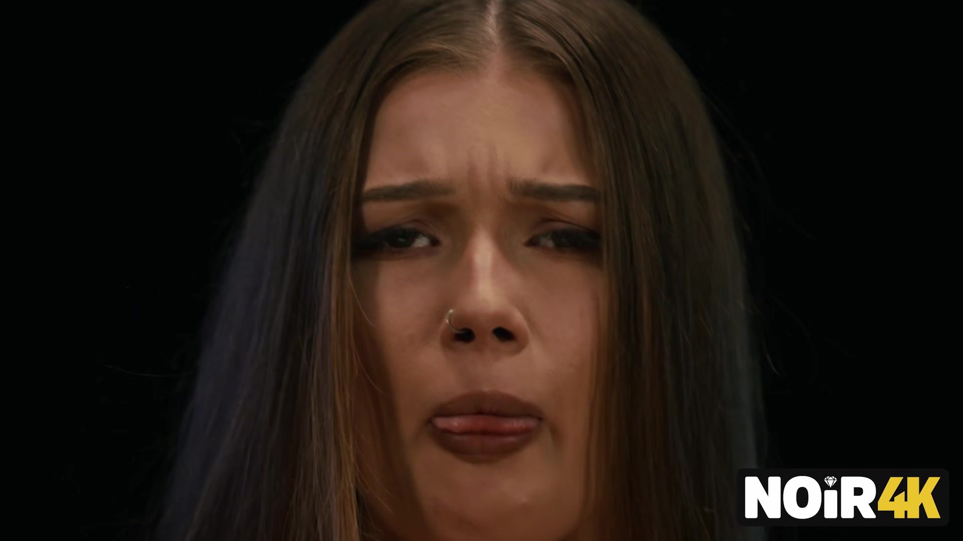 NOIR4K. Perfect 18 yo Olivia Sparkle has never had such a huge Cock