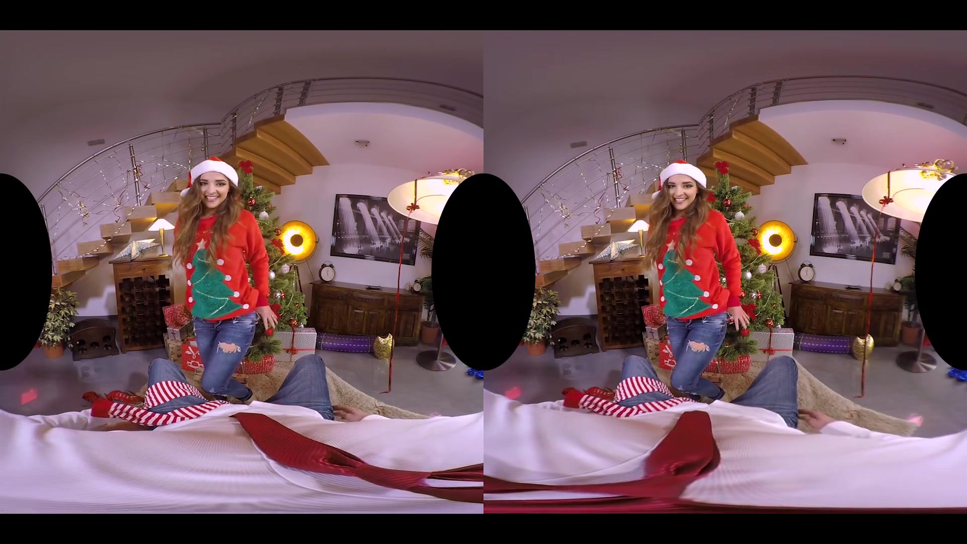 Receiving The Stockings - RealityLovers