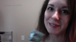 Blowing up and Popping A Condom
