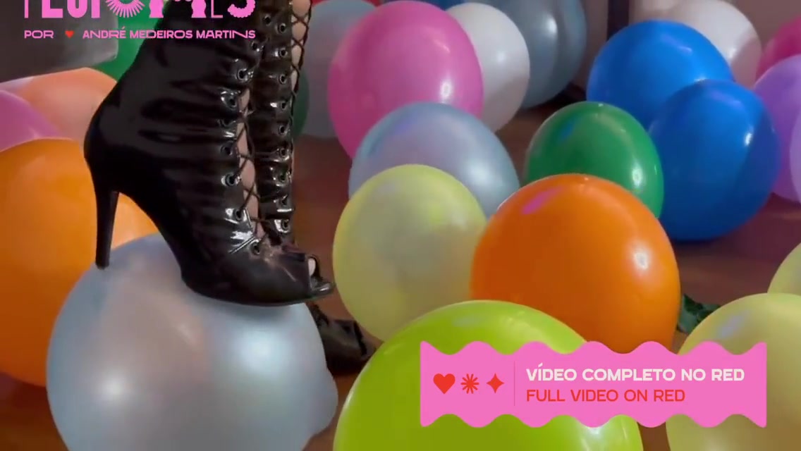 Baloes - Cabeludo Bundudo Transa Com Baloes - Video Completo No Red 5 Min