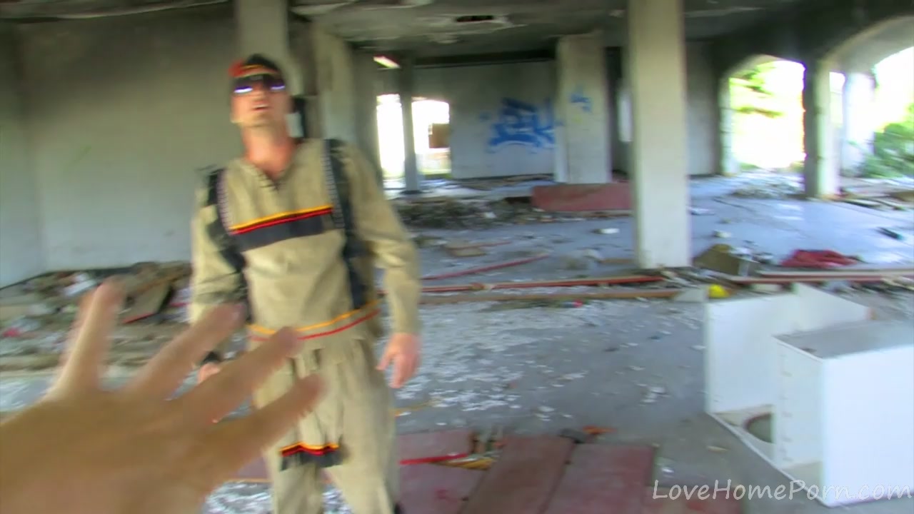 Beautiful Babe Takes Hot Load In Abandoned Building