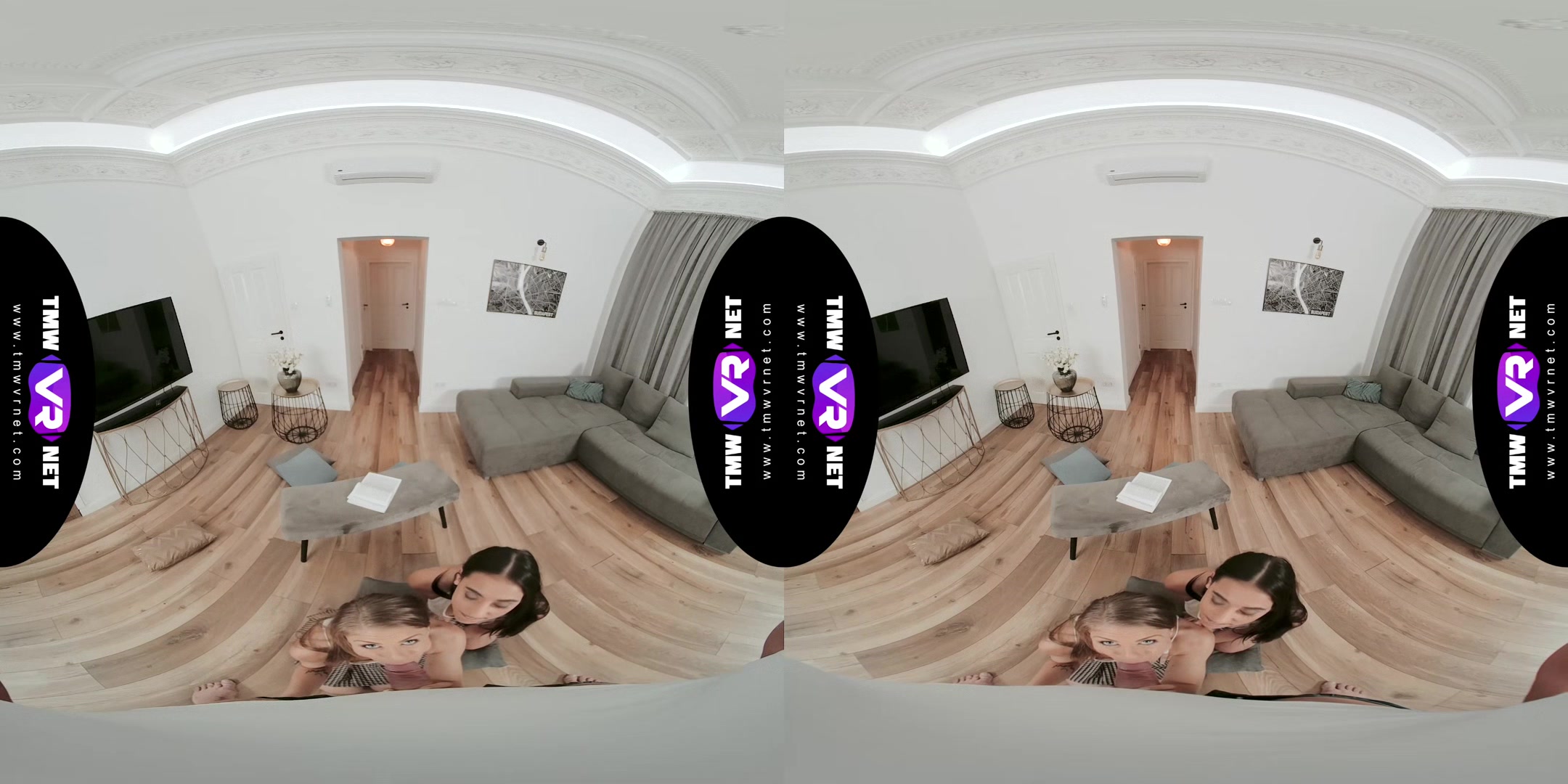 Crazy orgy on the floor