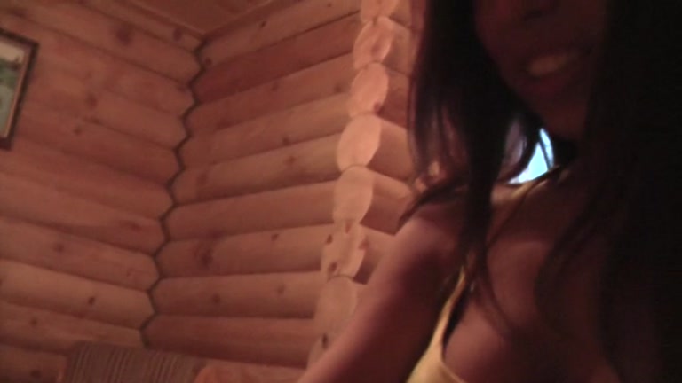 College school gal in nature's garb and getting holes explored by chap