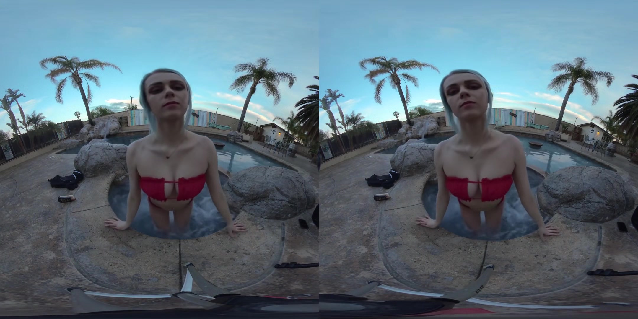 Hot Tub Voyeur - Emily Bloom and Amateur Babes Teasing in the Tub