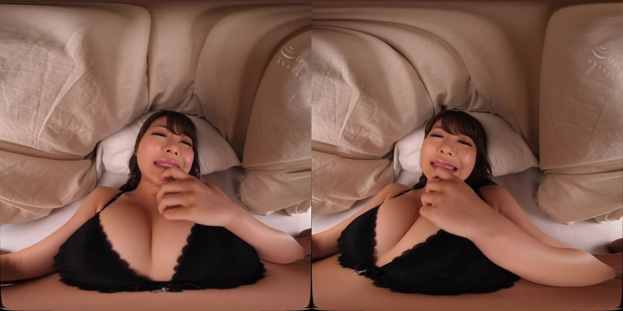 The Manager of a Fast Food Restaurant with her Boyfriend; Busty Japanese Babe Hardcore Sex in the Bedroom