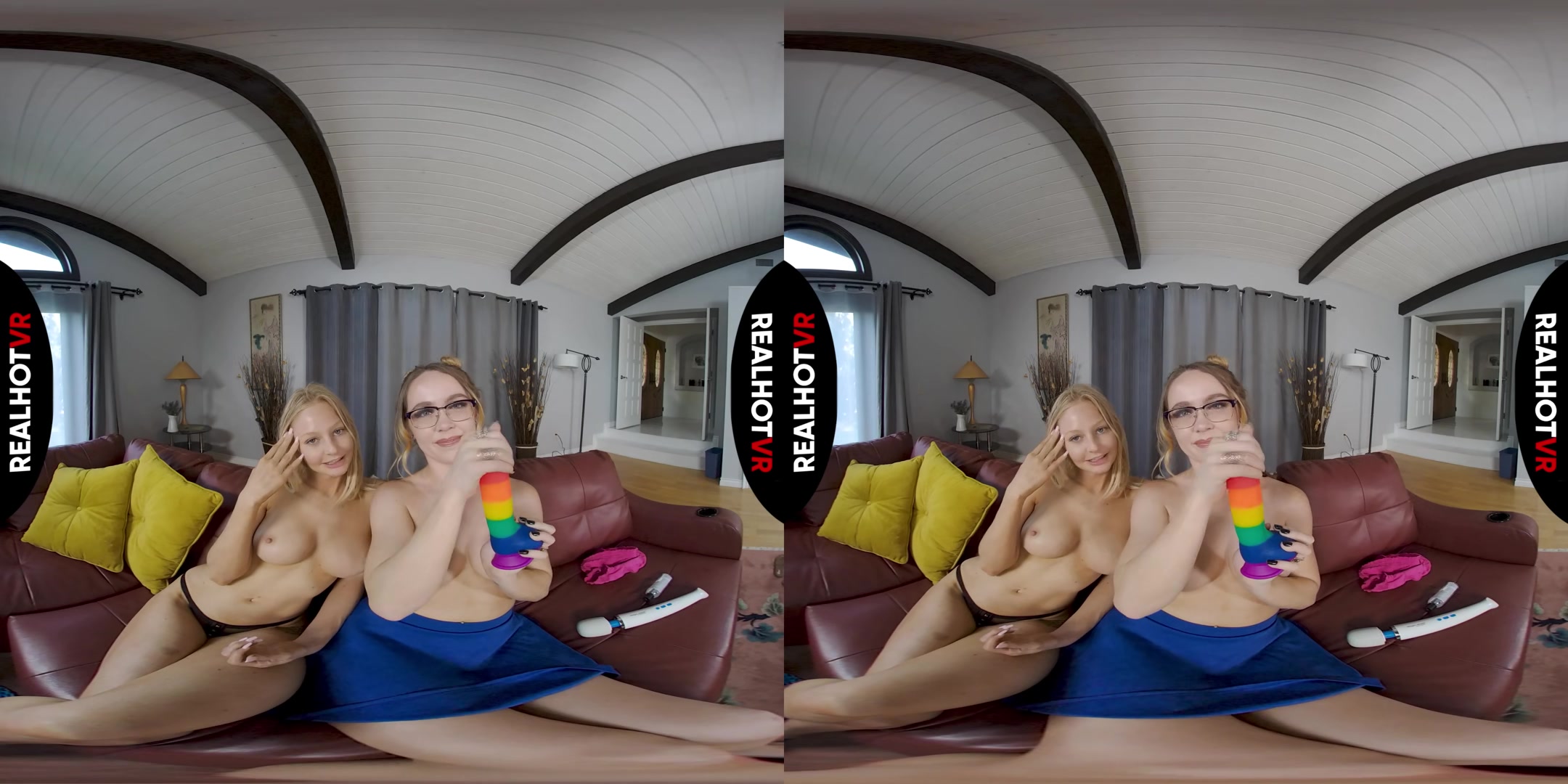 We Need DICK! CUM On My Big Tits or In Stepsister's Wet Pussy - RealHotVR