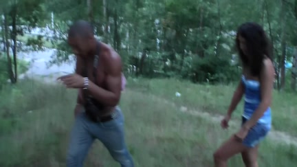 Showed fur pie and engulf pecker in the woods for $ 76