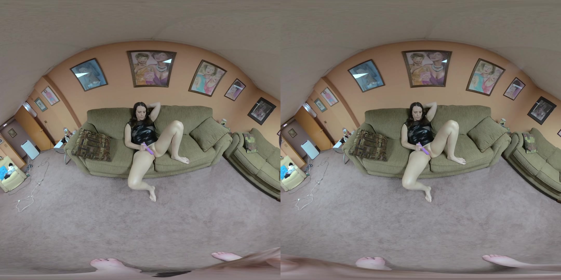 Alisha Adams Is Getting Off with Her Purple Vibrator - ChickPassVR