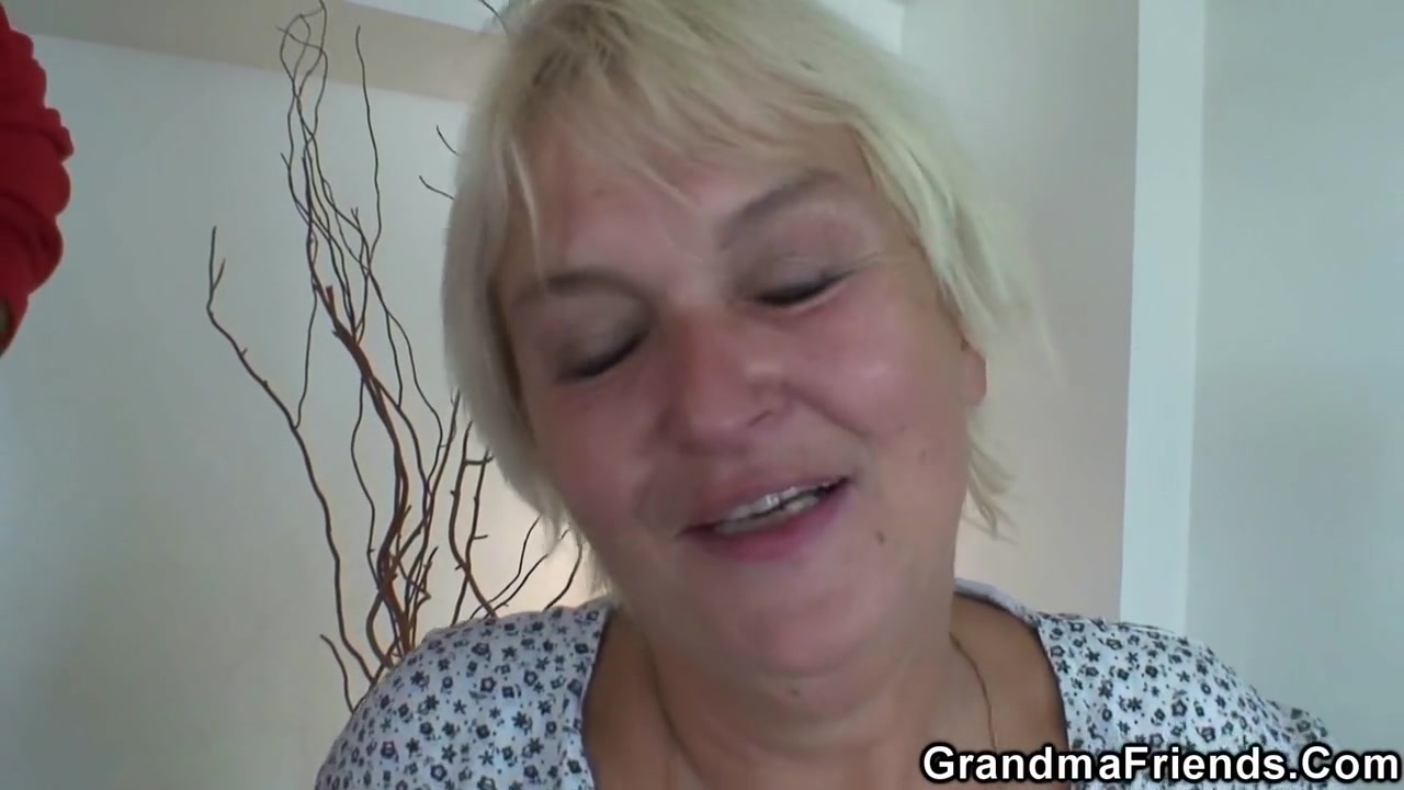 Very Old Granny Used By Two Dudes