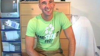 A stew guy gets wanked his big dick by us.