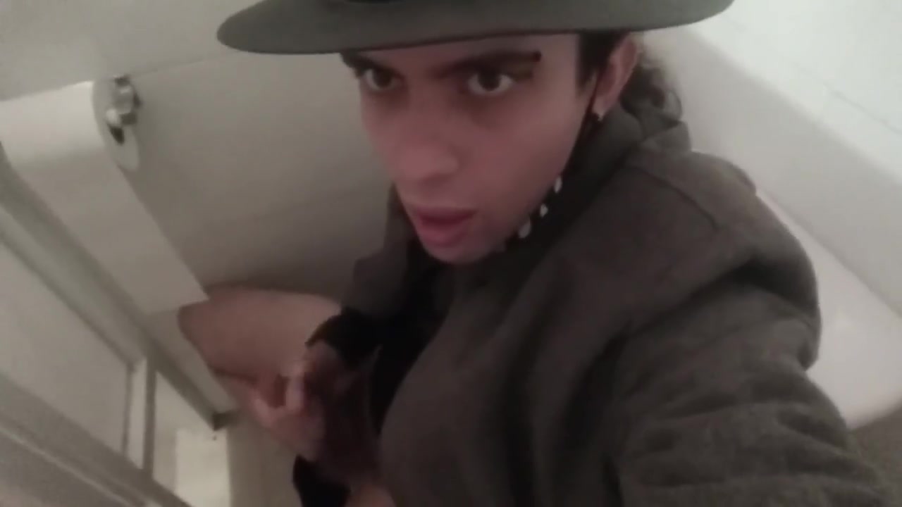 Cum Eating In Public Bathroom